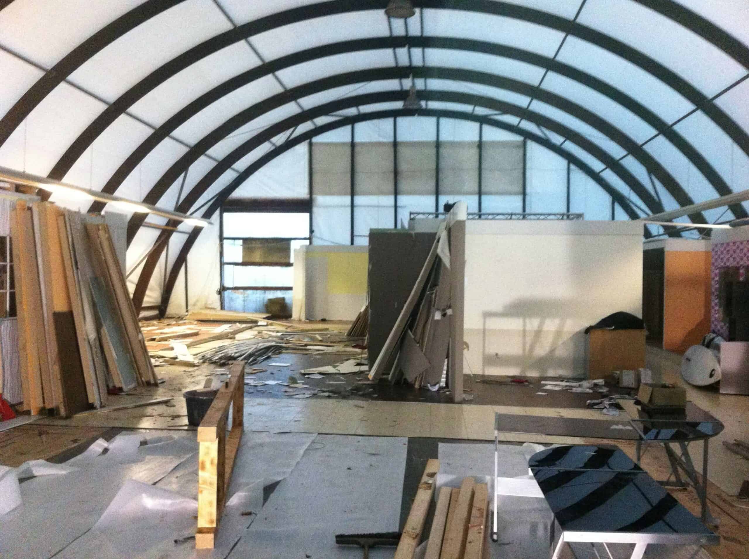 Küchenhalle Winnenden Umzug Zelt in Küchenstudio