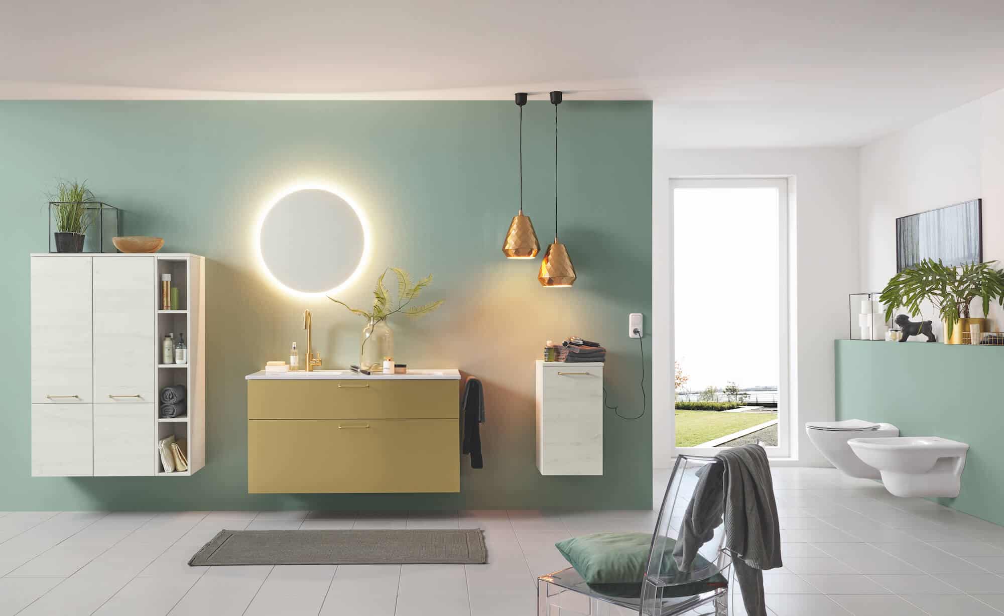Küchenhalle Schorndorf Badea Bäder Modernes Bad Edelstahlschrank Rot Design Armatur Kunststoff