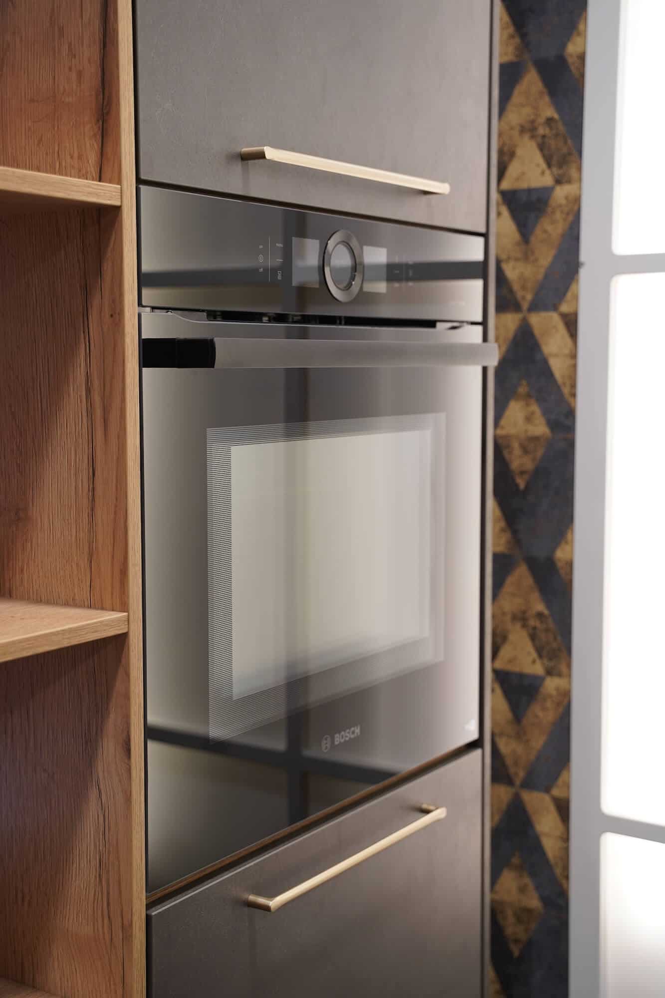 Elektrogeräte Bosch Accent Line moderner Backofen