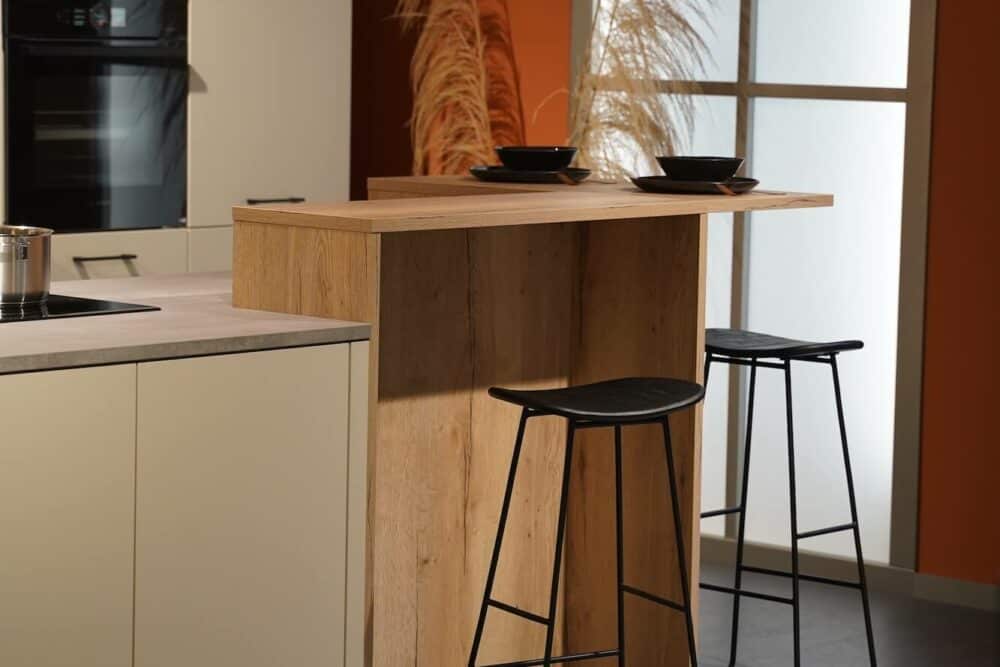 Ballerina Design Insel Küche mit Sitztresen