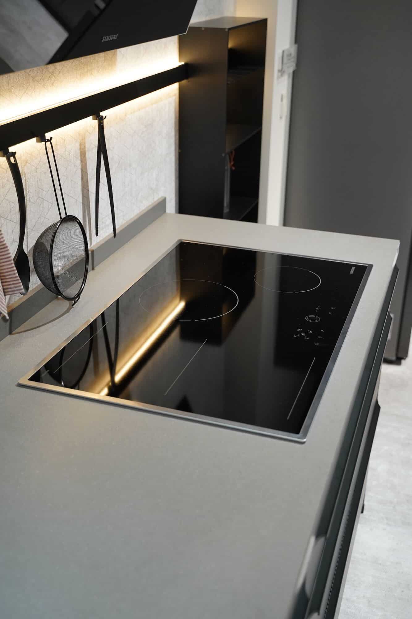 Induktionskochfeld Samsung Nobilia Insel Küche Glas
