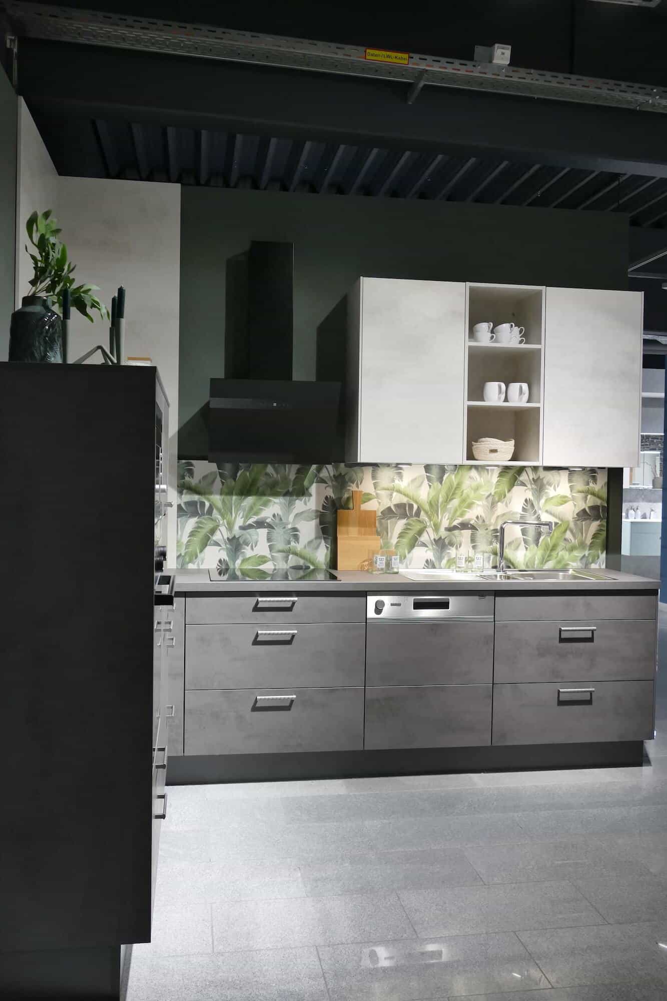 Nobilia Beton moderne L-Küche