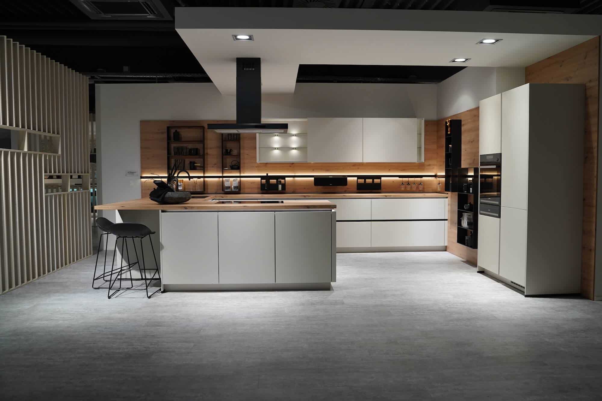 Nobilia Design G-Küche Lack Sand matt