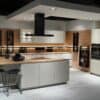 Nobilia Designküche G-Küche mit Wandschrank grifflos