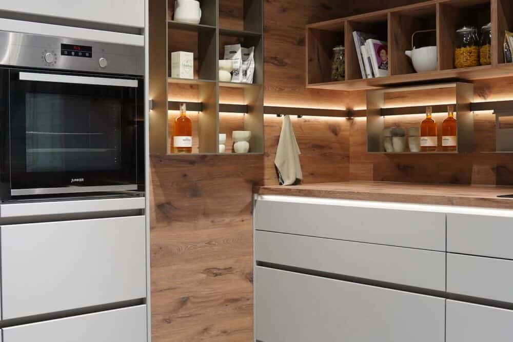 Nobilia Designküche Vikings Oak Rückwand