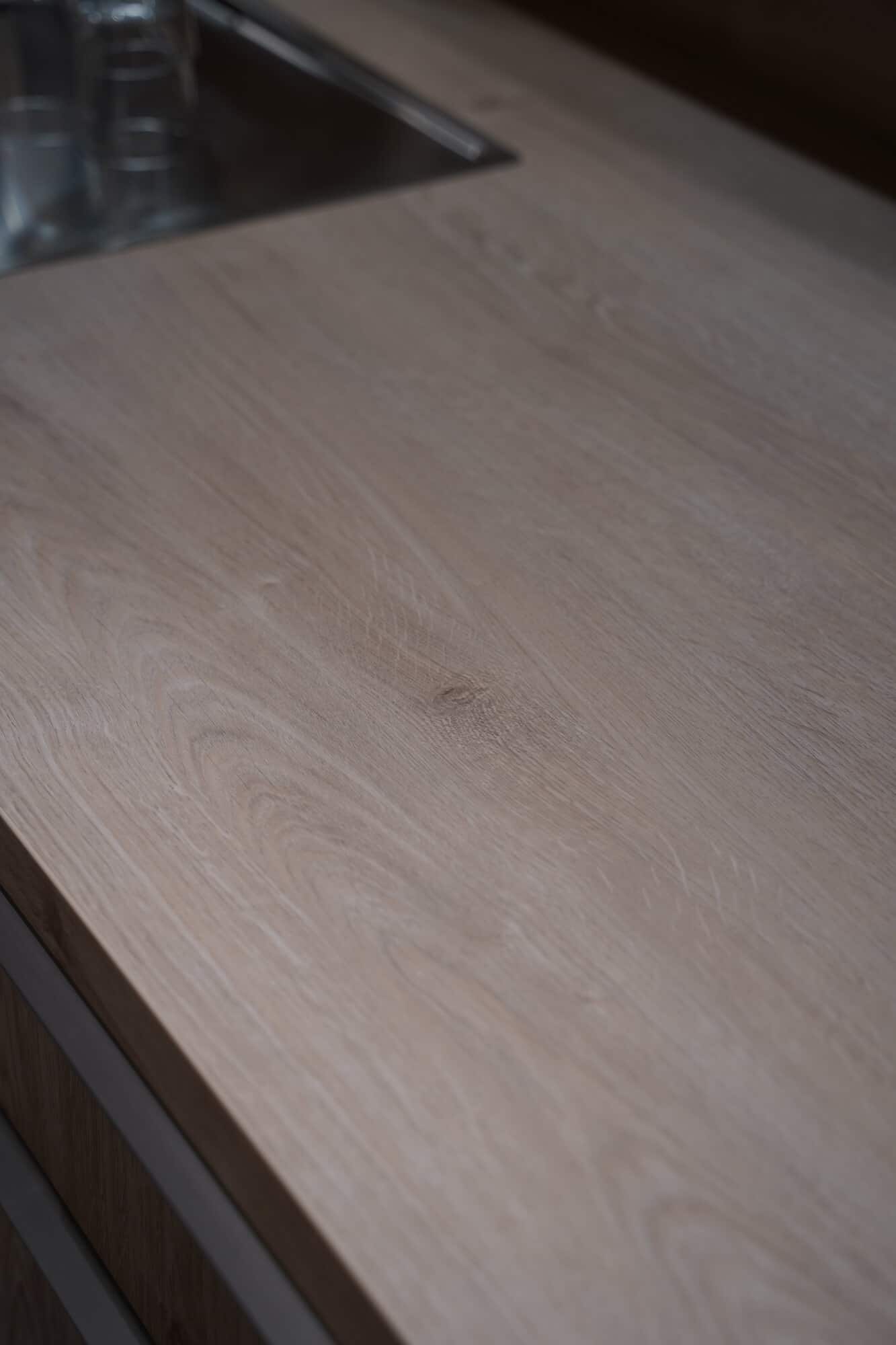 Eiche Arbeitsplatte Nobilia Design Inselküche