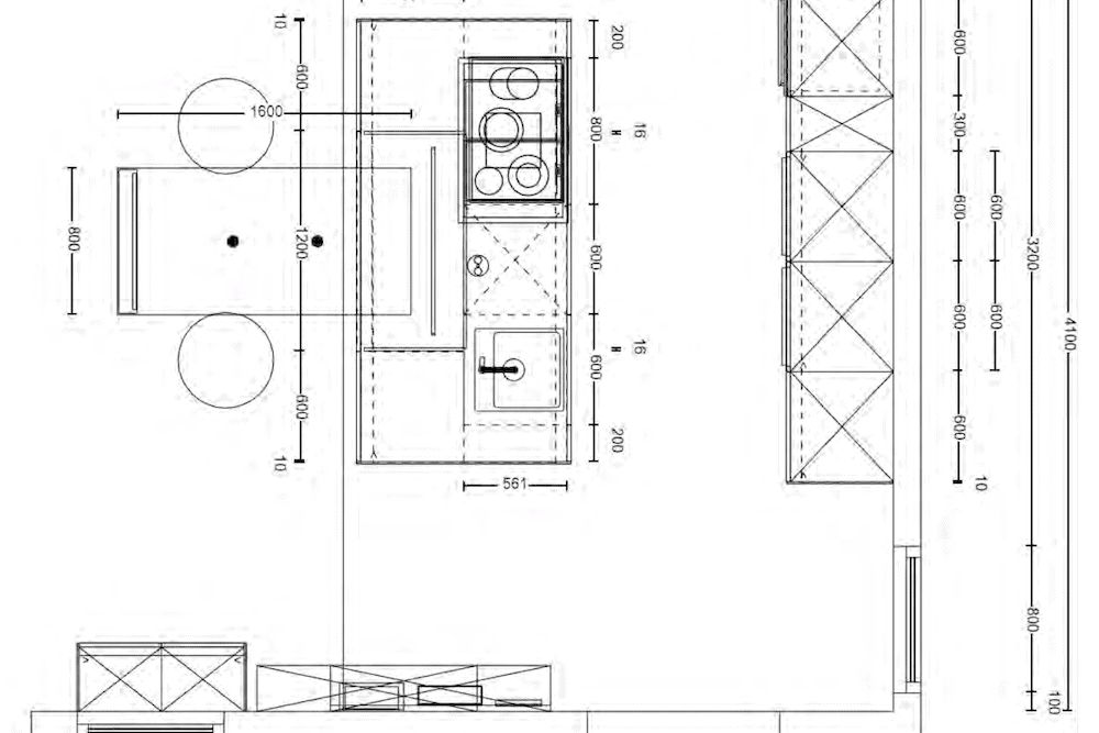 Nobilia Design Insel Küche Lack matt weiß