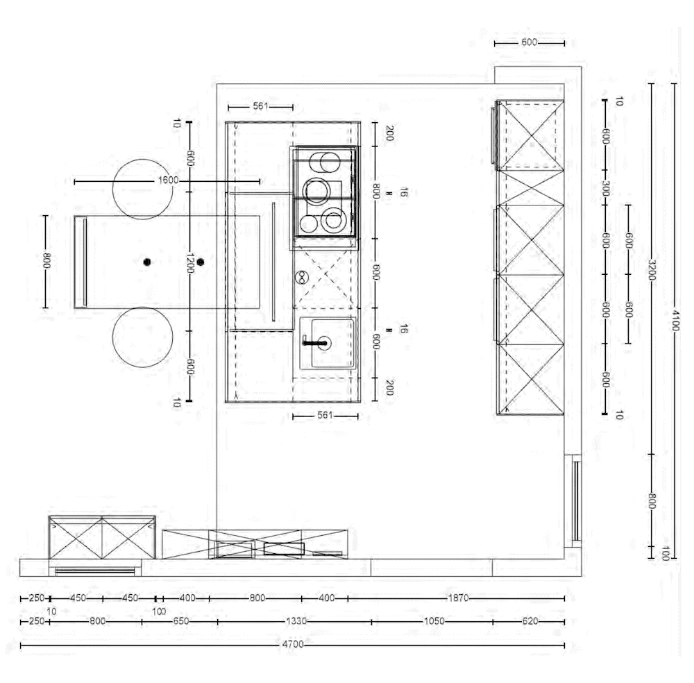 Nobilia Design Insel Küche Lack matt weiß