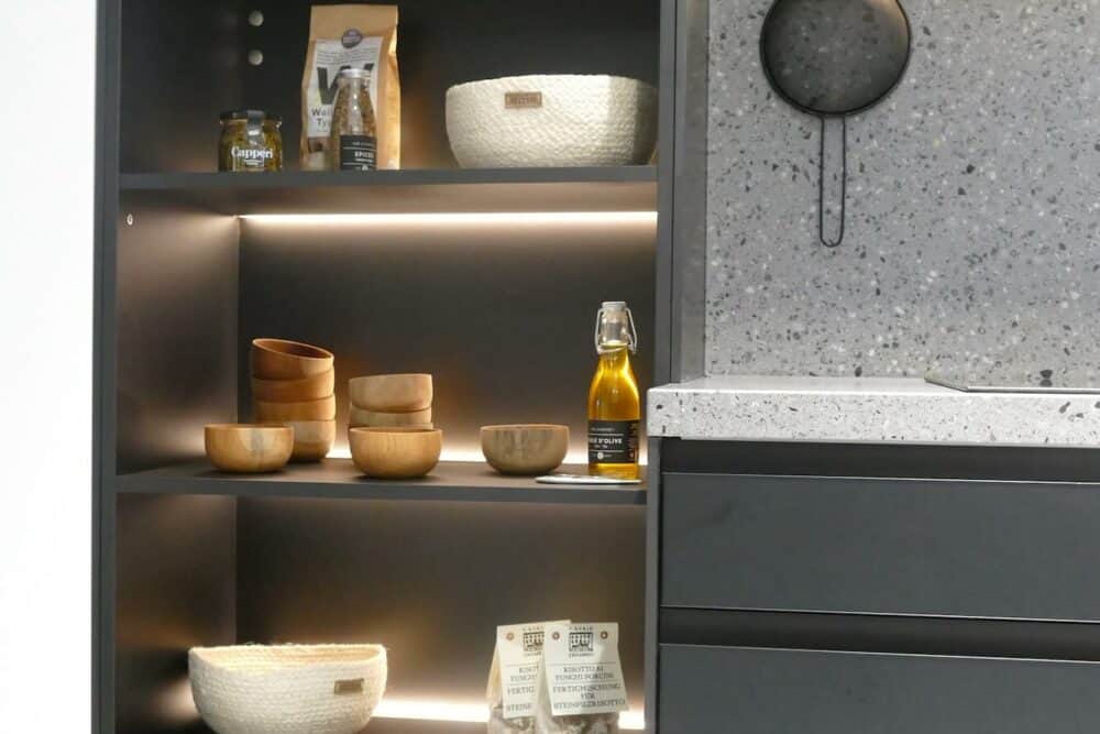 Offener Wandschrank Nobilia Design L-Küche