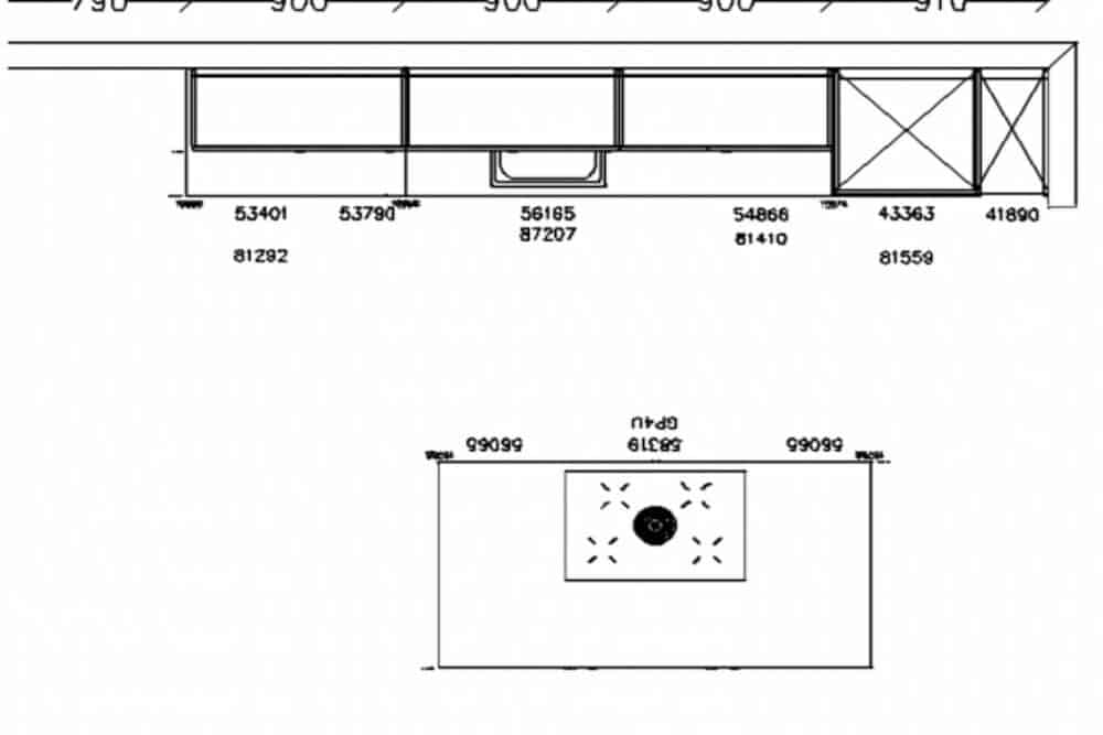 Grundriss und Maße Laser 414