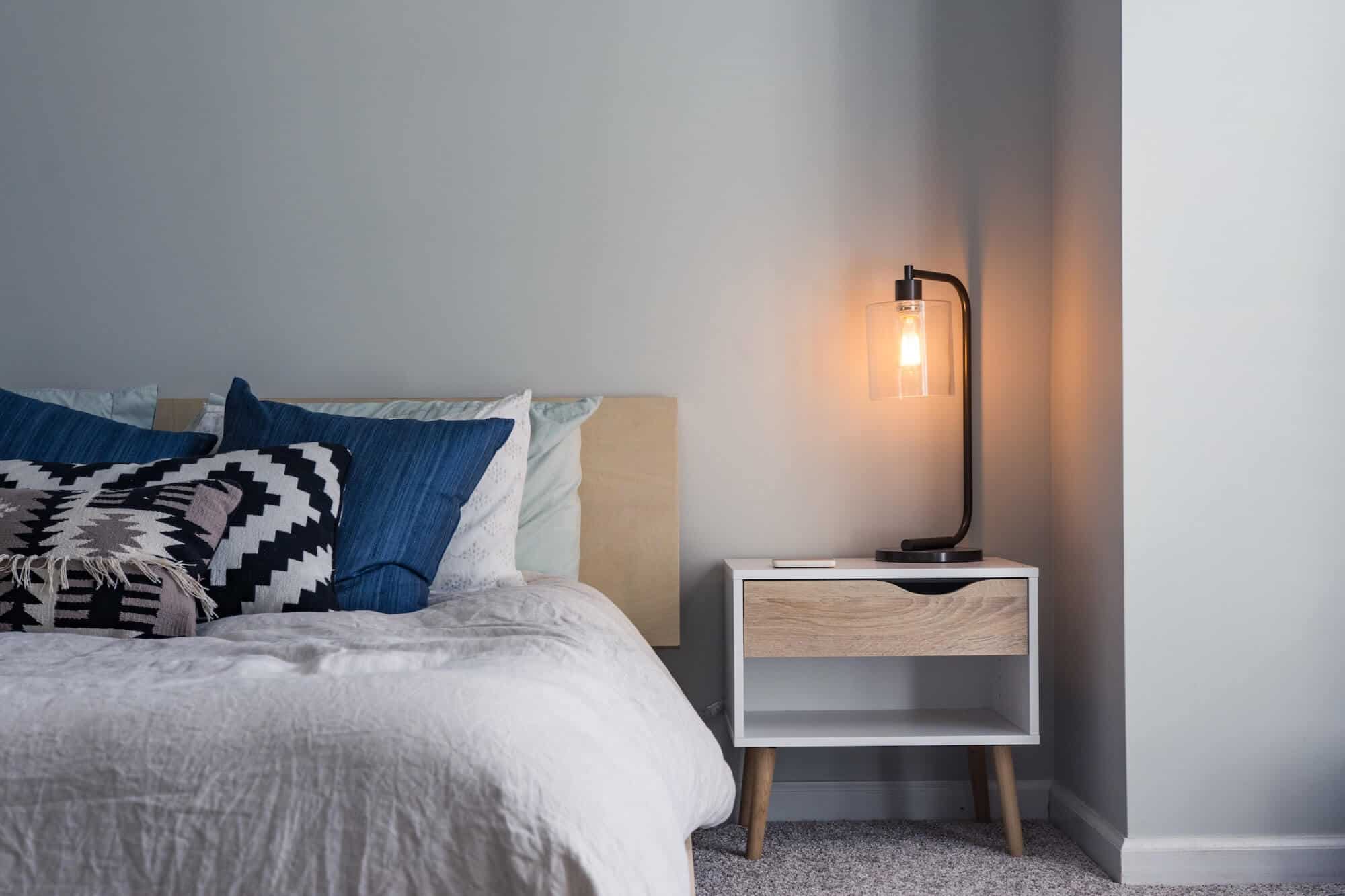 Bett Kommode Schlafzimmer Einrichtung Küchenhalle