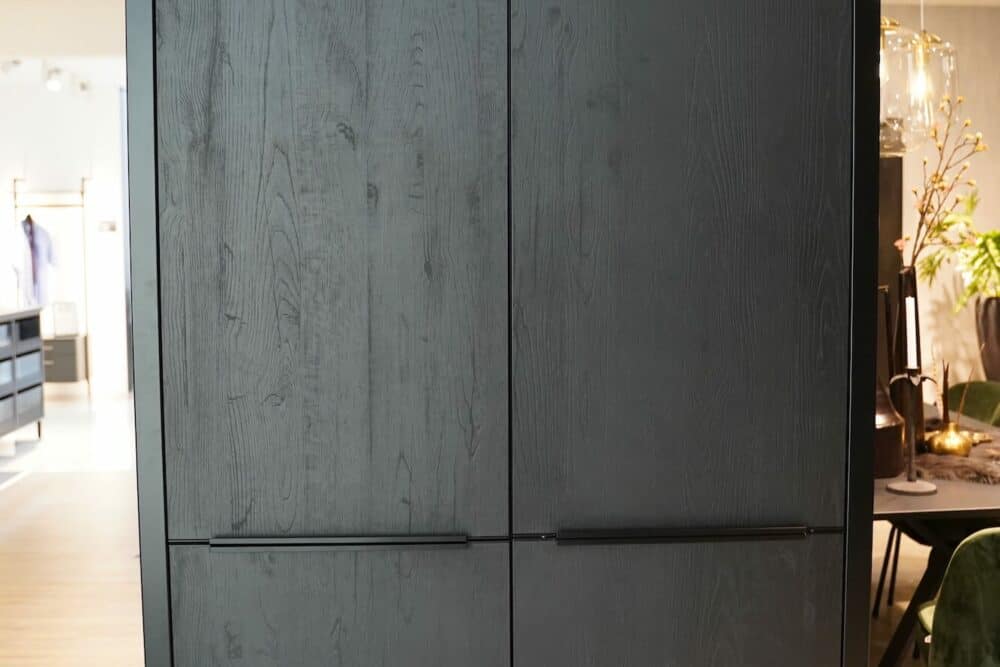 Hochschrank Ballerina moderne Küchenzeile schwarz