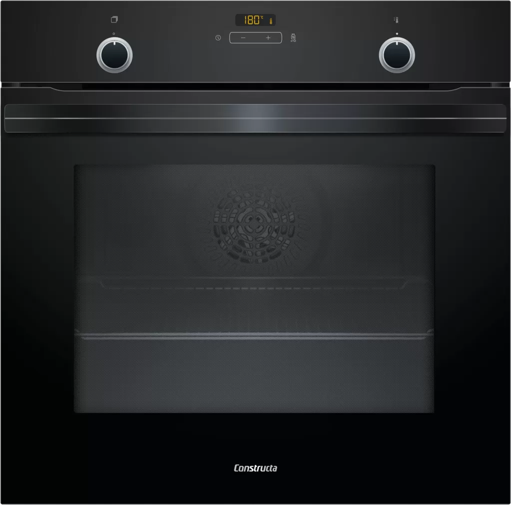 Constructa Einbaubackofen schwarz