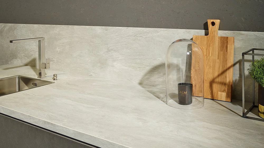 Lechner Keramik Küchenrückwand Arbeitsplatte Ardesia-gris