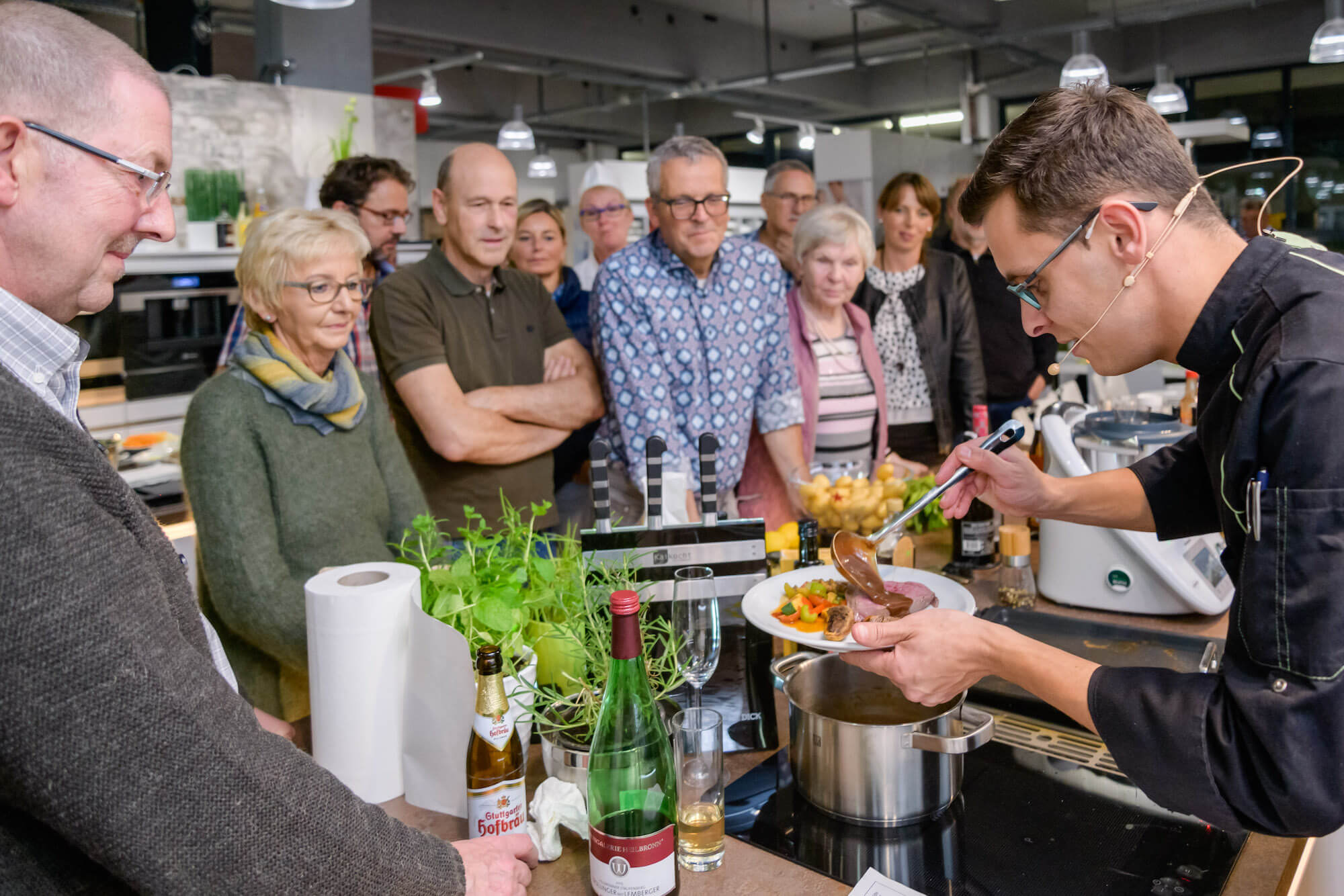Kochevent Küchenhalle Kai kocht