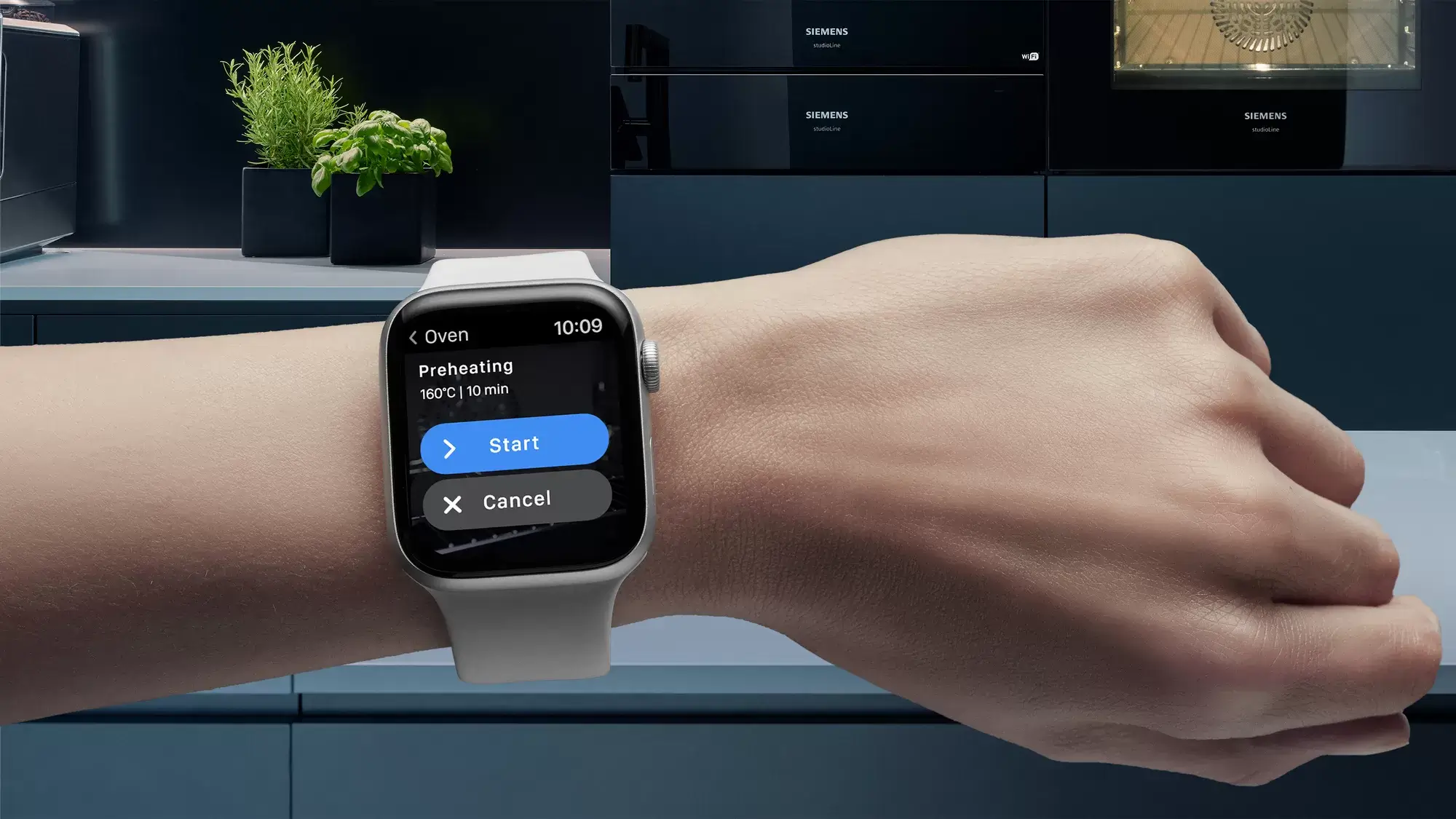 Siemens Home Connect Backofen Apple Watch Steuerung