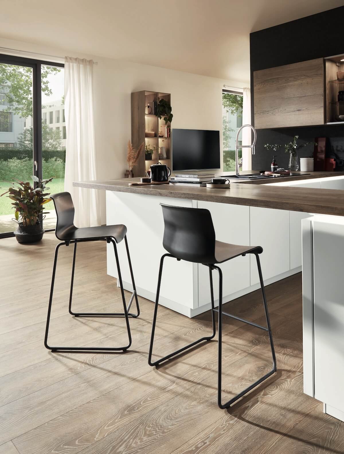 Nobilia Design U-Küche Fashion Weiß – Bild 5